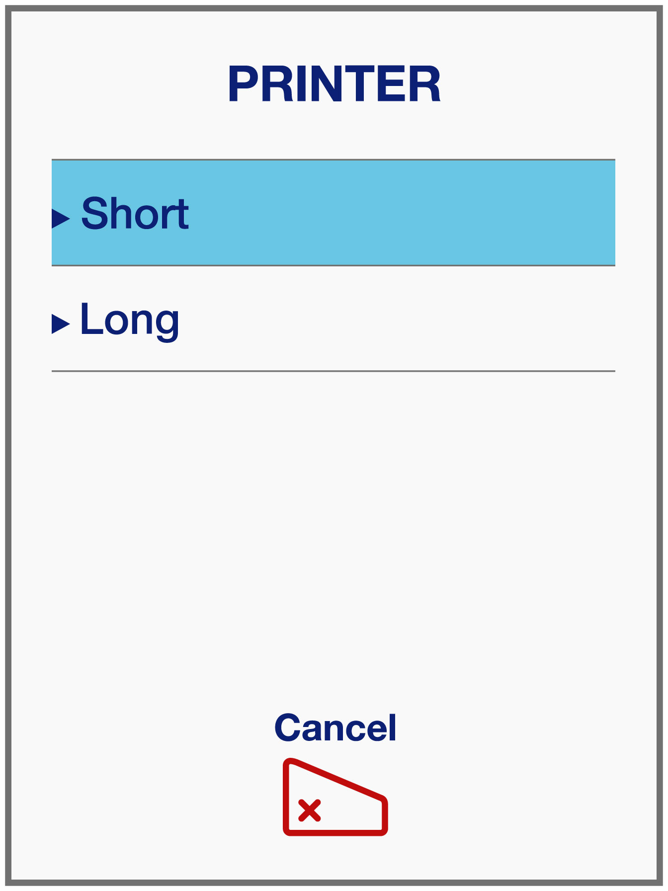 Ingenico Tetra screen changes